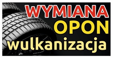 BANER WULKANIZACJA WYMIANA OPON 150x300 cm BW19