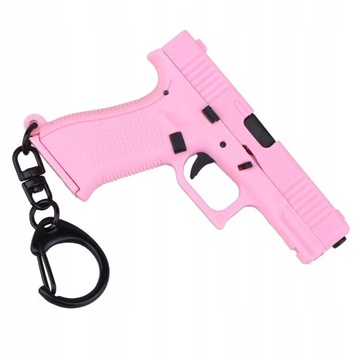 pistolet broń brelok breloczek do kluczy ruchomy