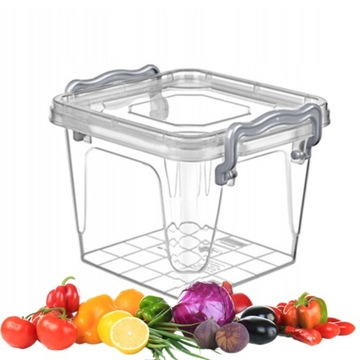POJEMNIK NA ŻYWNOŚĆ PUDEŁKO BOX KWADRATOWY 550ml MULTI BOX ZAMYKANY BPA FRE