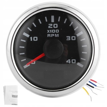 Cyfrowy obrotomierz 52mm 4K RPM LCD Licznik