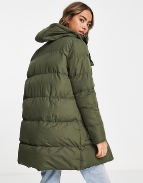 F1B006 ЗЕЛЕНАЯ СТЕГАНАЯ КУРТКА С КАПЮШОНОМ ХАКИ BRAVE SOUL S