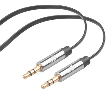TB AKTBXAJAUXM120B 1.2m /s1x MiniJack 3.5 mm (wtyk) 1x MiniJack 3.5 mm (wty