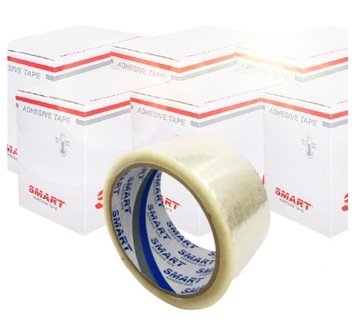 TAŚMA PAKOWA 48/66y Klejąca SMART TRANSPARENT 216szt