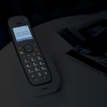 Беспроводной телефон Fysic FX-9000 SENIOR с ЖК-дисплеем, ПОДСВЕТКА HANDS-FREE