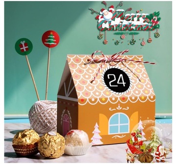 АДВЕНТ-КАЛЕНДАРЬ ДЖУТОВЫЕ СУМКИ НА РОЖДЕСТВО 24