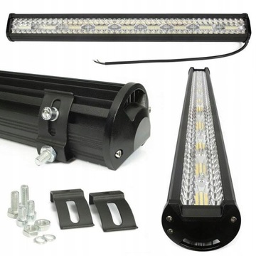 LAMPA ROBOCZA DALEKOSIĘŻNA 50CM PROSTA Belka LED Szperacz Led Bar off road