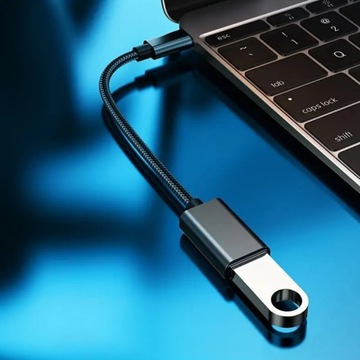 Adapter przejściówka USB C na USB 3.0 OTG kabel typ C do telefonu laptopa