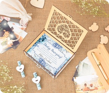 Prezent Na Slub Od Delegacji - Kartka Pudełko Pudełko Etui Na Pieniądze