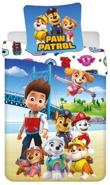 POŚCIEL 160x200 PSI PATROL PAW PATROL RATUJĄCE PSY PIESKI