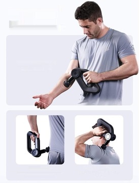 Массажер Bob and Brad D6 Pro: амплитуда 16 мм, аккумулятор 2500 мАч, 7 насадок.