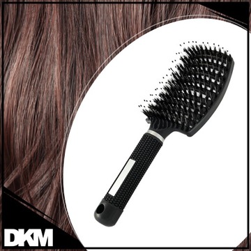 ПРОФИЛИРОВАННАЯ ЩЕТКА ДЛЯ ВОЛОС HIT BLOGGEREK, ЧЕРНАЯ