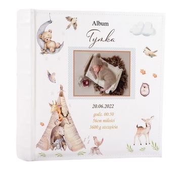 DUŻY ALBUM DLA DZIECKA METRYCZKA ROCZEK 100 STR