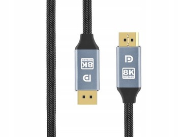 2 кабеля DisplayPort 1.4 DP 8K, 60 Гц, 4K, 3 м для ТВ-ПК