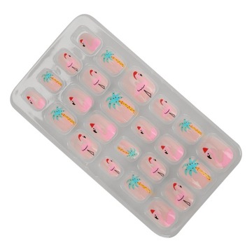 НАКОНЕЧНИКИ НАСКУССТВЕННЫЕ НОГТИ ДЛЯ ДЕТЕЙ МИШКИ ТЕДДИ, 24 ШТ.