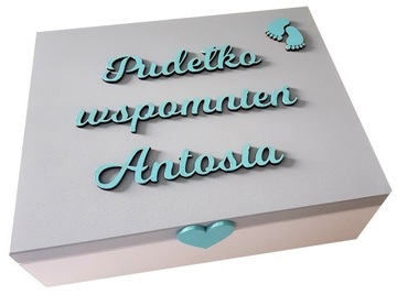 PUDEŁKO WSPOMNIEŃ PREZENT CHRZEST ROCZEK METRYCZKA