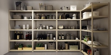 Regał metalowy PIKA ocynk 3 półki 90x50x50