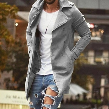 Men's Long Sleeved Mid Length Slim Fit Oversized W