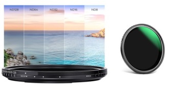 Магнитный регулируемый ND-фильтр K&F Concept Nano-X MRC Fader ND8-128-82 мм