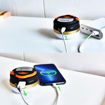 ТУРИСТИЧЕСКИЙ ФОНАРЬ, КЕМПИНГОВЫЙ ФАКЕЛ, LED POWERBANK