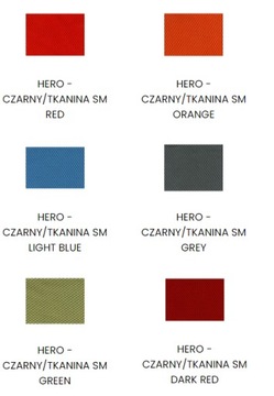 Kolor tapicerki dla fotela Hero