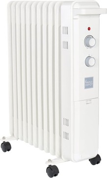 Grzejnik elektryczny olejowy ANJI DEPOT 2500 W 11 żeberek regulacja temp.