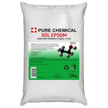 SÓL EPSOM NATURALNY SIARCZAN MAGNEZU GORZKA 25kg