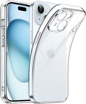 IPhone 15 плюс корпус и усиленный прозрачный тонкий корпус + стеклянный корпус