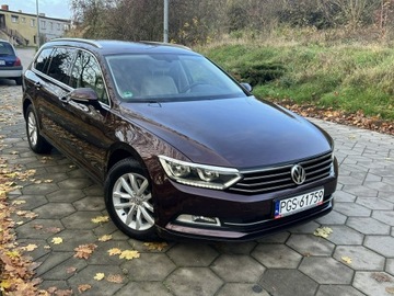 Volkswagen Passat B8 Variant 1.6 TDI BlueMotion SCR 120KM 2016 Volkswagen Passat Zarejestrowany Bogata wersja TOP