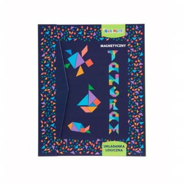 Логическая игра-головоломка Tangram с магнитной деревянной головоломкой