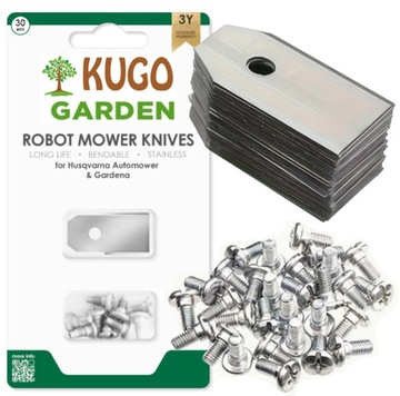 NOŻYKI OSTRZA NOŻE DO ROBOTA KOSZĄCEGO 30 sztuk HUSQVARNA AUTOMOVER GARDENA