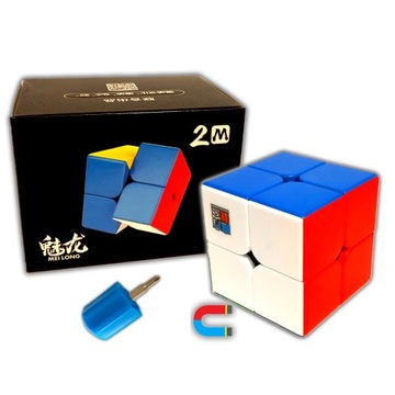 PROFESJONALNIE Wyregulowana MAGNETYCZNA Kostka 2x2