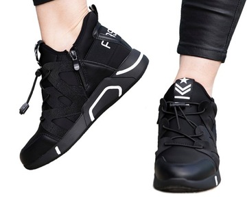 Botki buty Sneakersy adidasy na koturnie obuwie