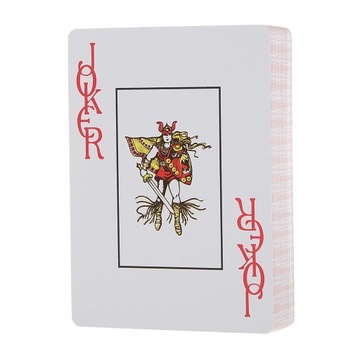 100% Red Poker Rozmiar Dobre karty do gry Dos