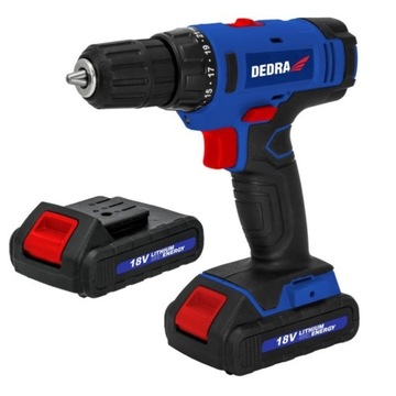 DEDRA Wiertarko - wkrętarka DED7880B 18V 2x1,5Ah