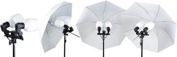 Фотолампа 2x LED 100Вт + штатив + зонт