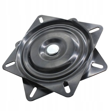 Mechanizm obrotowy fotela z czarnym fotelem