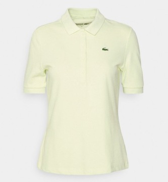 Женская рубашка-поло LACOSTE, желтая, XL