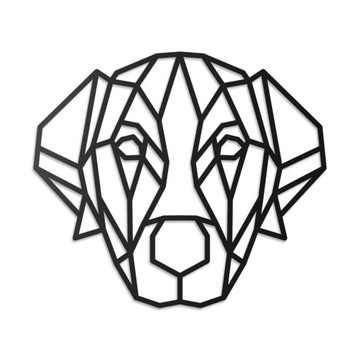 LABRADOR GEOMETRYCZNY dekoracja ścienna obraz 60cm