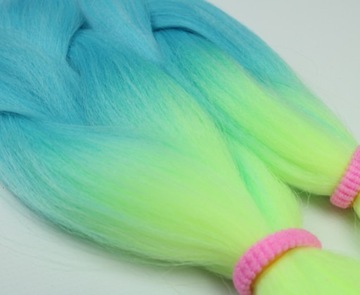 СИНТЕТИЧЕСКИЕ волосы для косичек ЦВЕТНЫЕ косички НАРАЩИВАНИЕ ВОЛОС ОМБРЕ