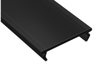 PMMA Черный Двойной рассеиватель 2м для алюминиевых профилей LUMINES для светодиодных лент