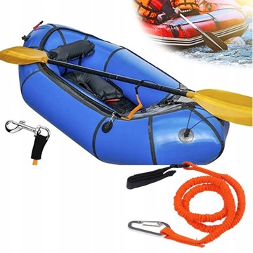 ПОВОДОК, ПРЕДОХРАНИТЕЛЬНЫЙ ЛЕС, УСКОЛЬКИ ДЛЯ КАЯКА, 2 ШТ.