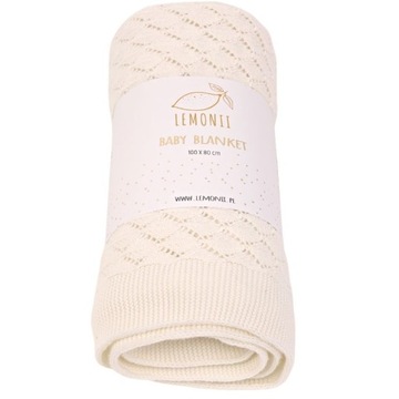 Ажурное детское одеяло Lemonia из 100% хлопка