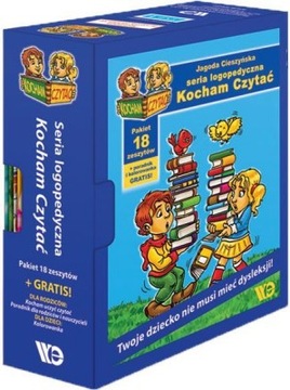 Kocham Czytać. Pakiet 18 zeszytów. J. Cieszyńska