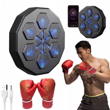 MUSIC BOXING MACHINE BLUETOOTH Z RĘKAWICZKI - INTELIGENTNY CEL BOKSERSKI