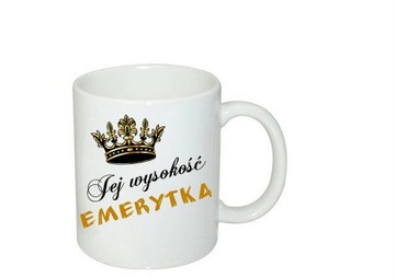 Kubek Emeryt Emerytka Prezent Śmieszny Emerytura