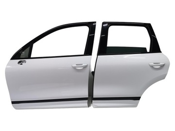 DVEŘE LEVÉ PŘEDNÍ + ZADNÍ VW TOUAREG II 7P R-LINE LC9A