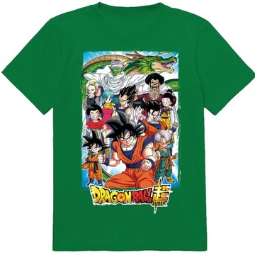 KOSZULKA DZIECIĘCA DLA DZIECKA T-SHIRT DRAGONBALL 140 146 JAKOŚĆ