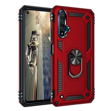 ETUI PANCERNE MOCNE ARMOR RING DO HUAWEI NOVA 5T + SZKŁO