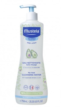 MUSTELA Woda oczyszczająca b/spłuk. 750ml
