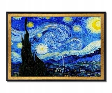 reprodukcja Vincent van Gogh GWIAŹDZISTA NOC obraz